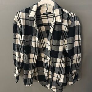 Madewell Flannel Top